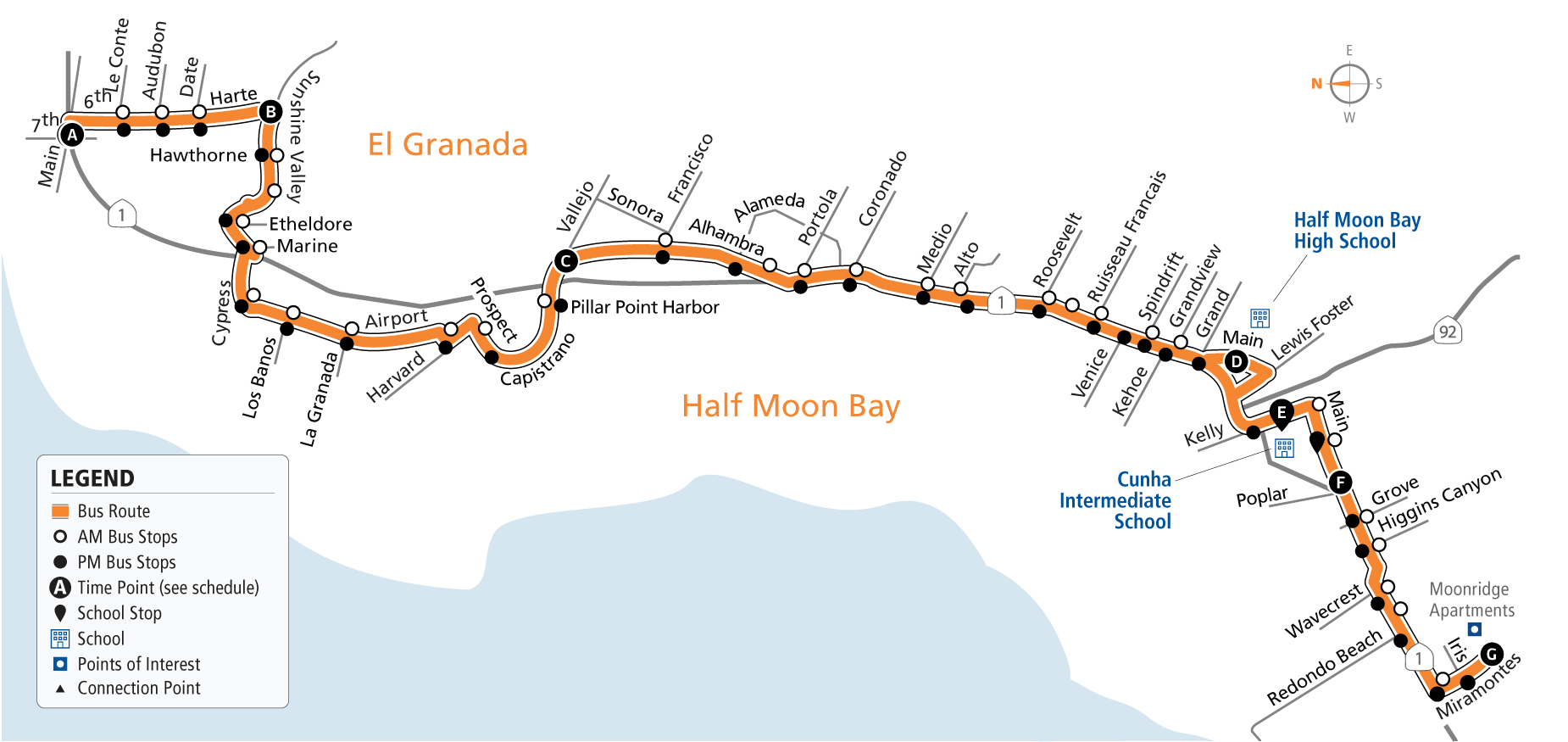 Route 18 Map