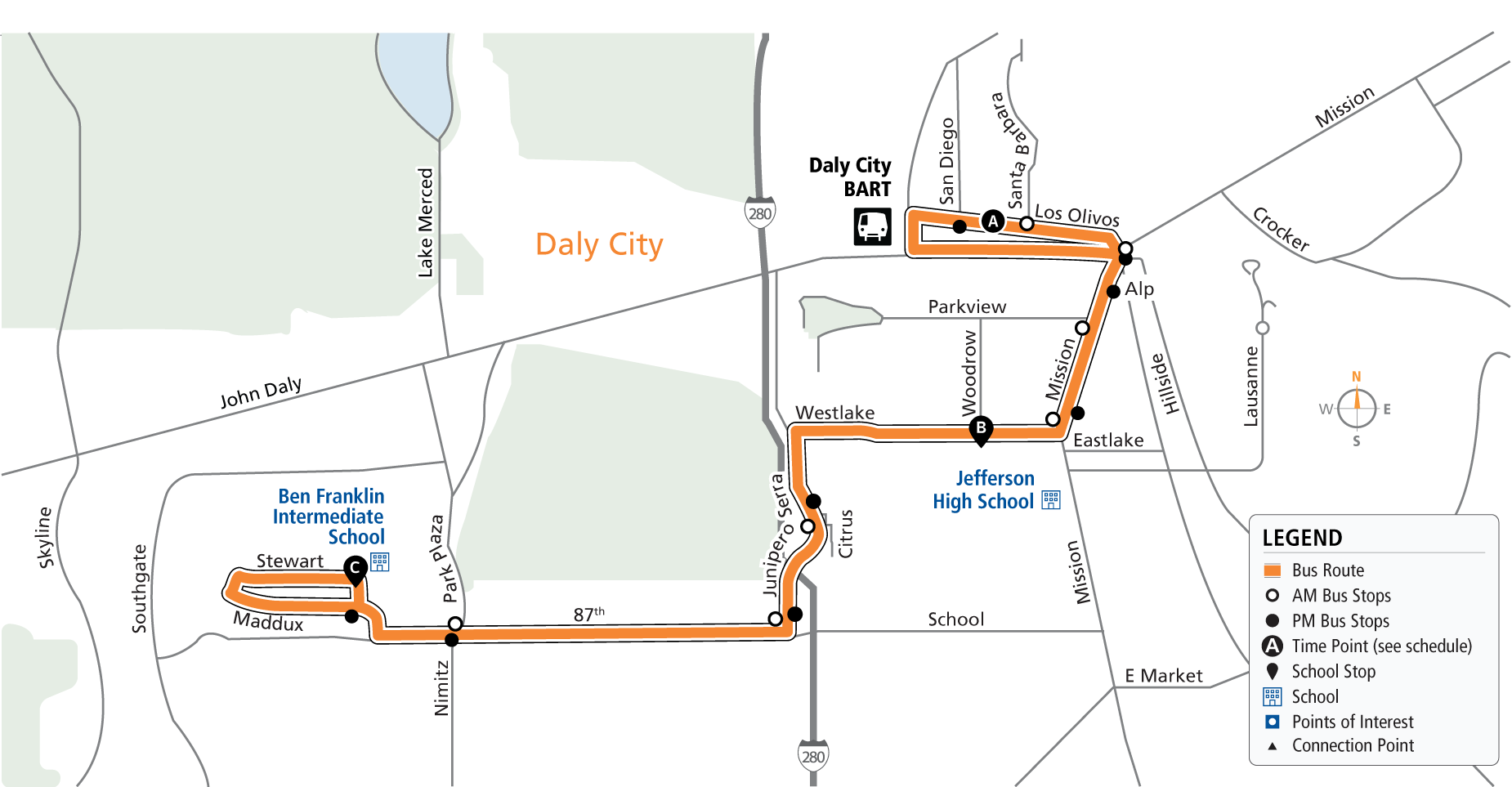 Route 25 Map
