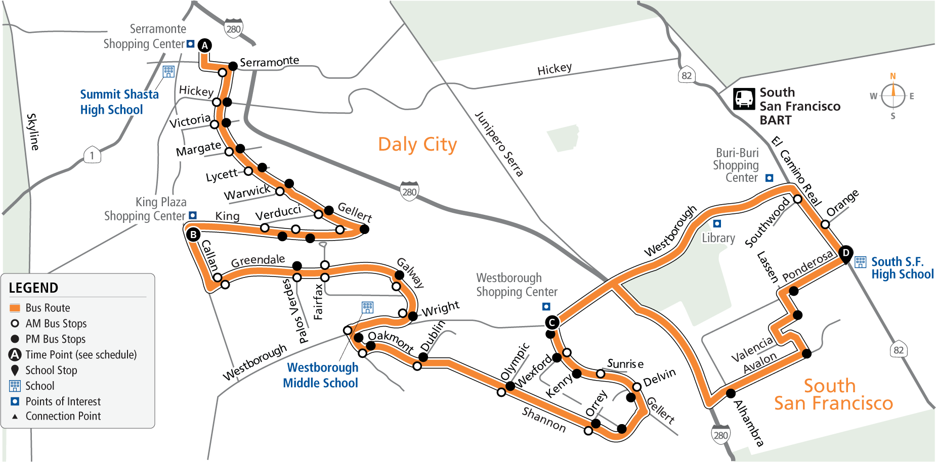 Route 28 Map - 08/07/2022