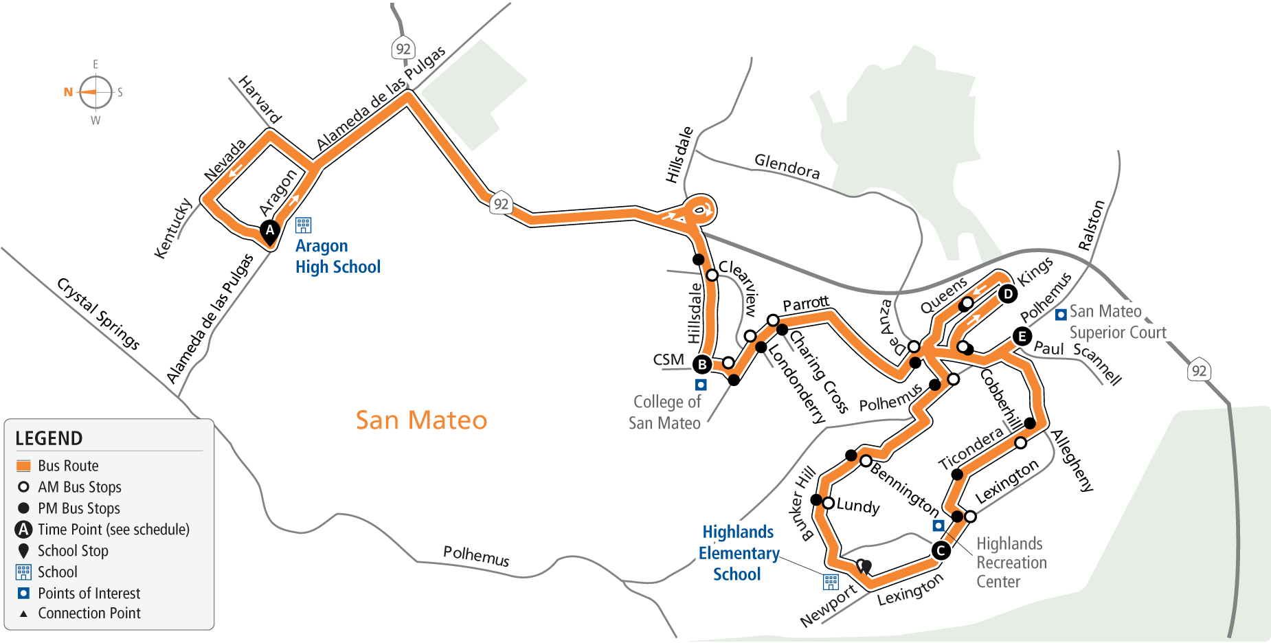Route 56 Map