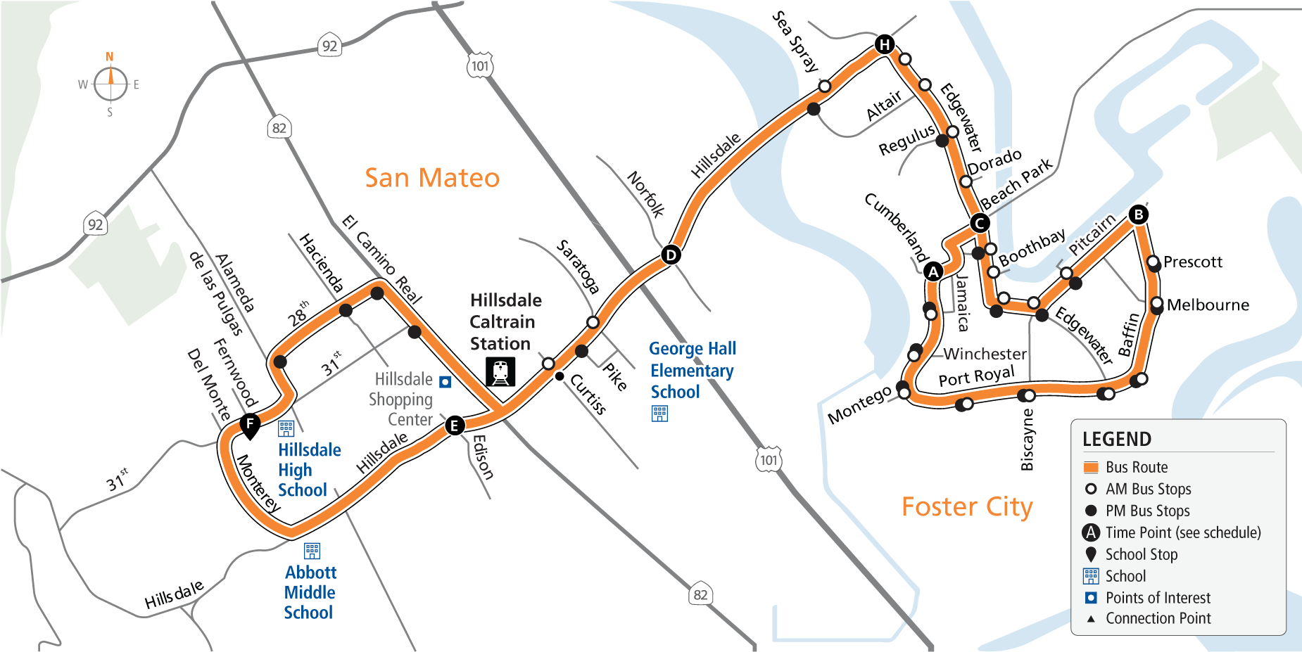 Route 57 Map
