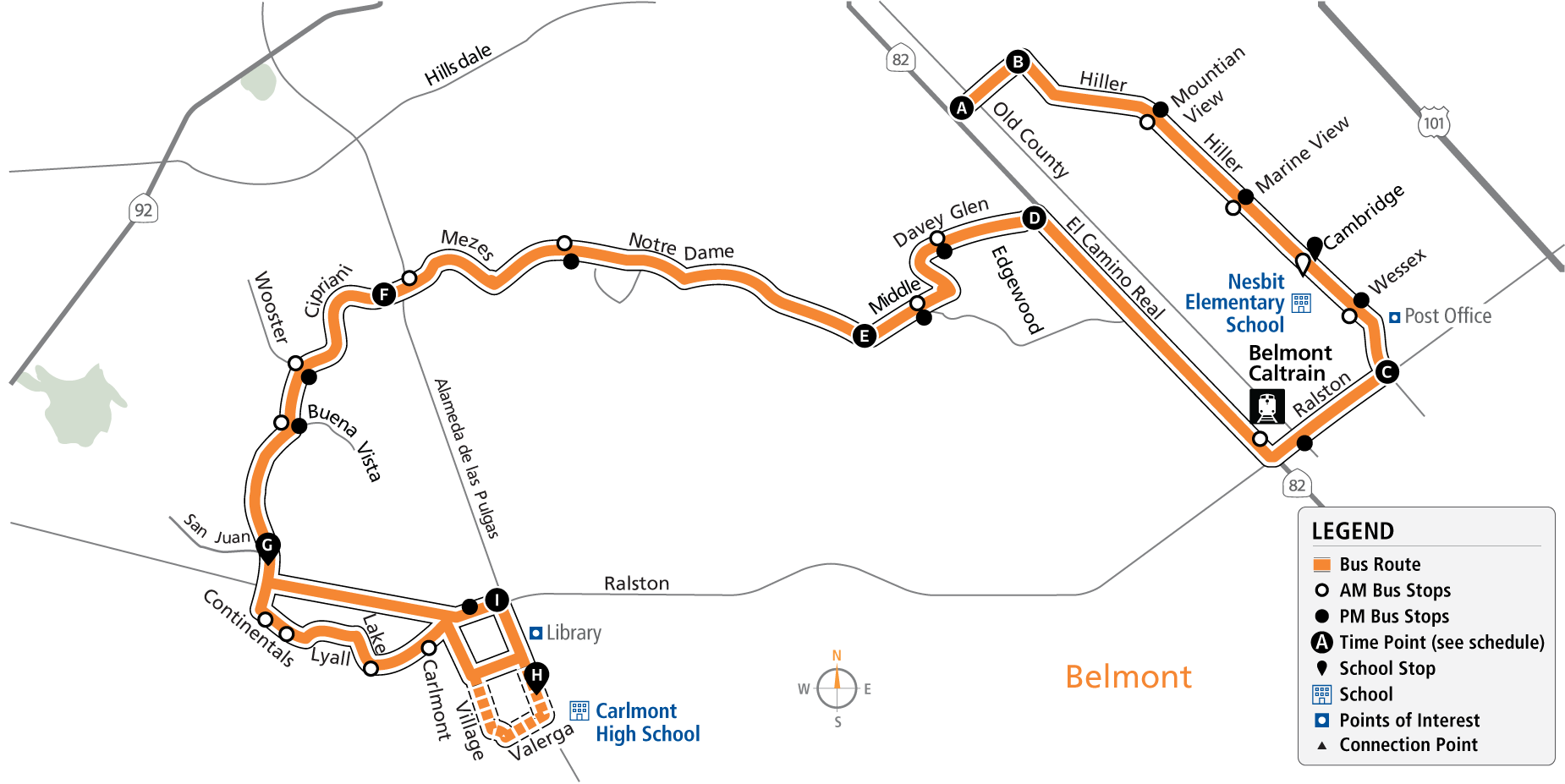 Route 62 Map