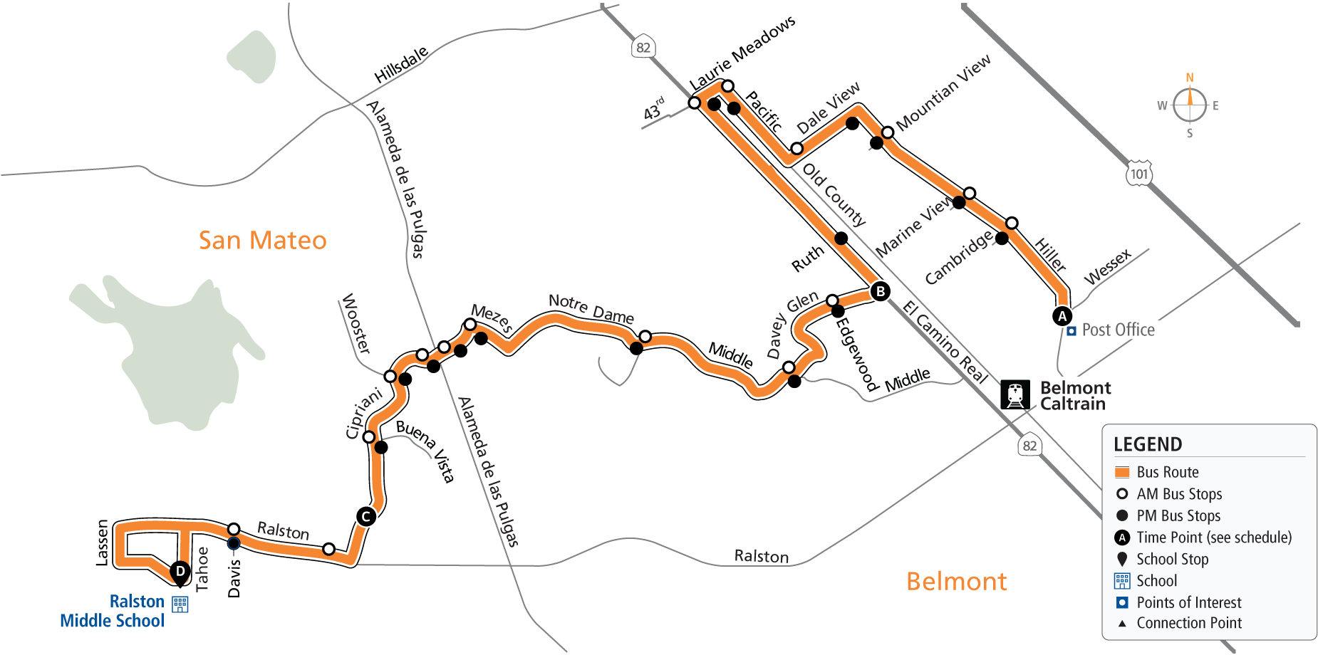 Route 68 Map