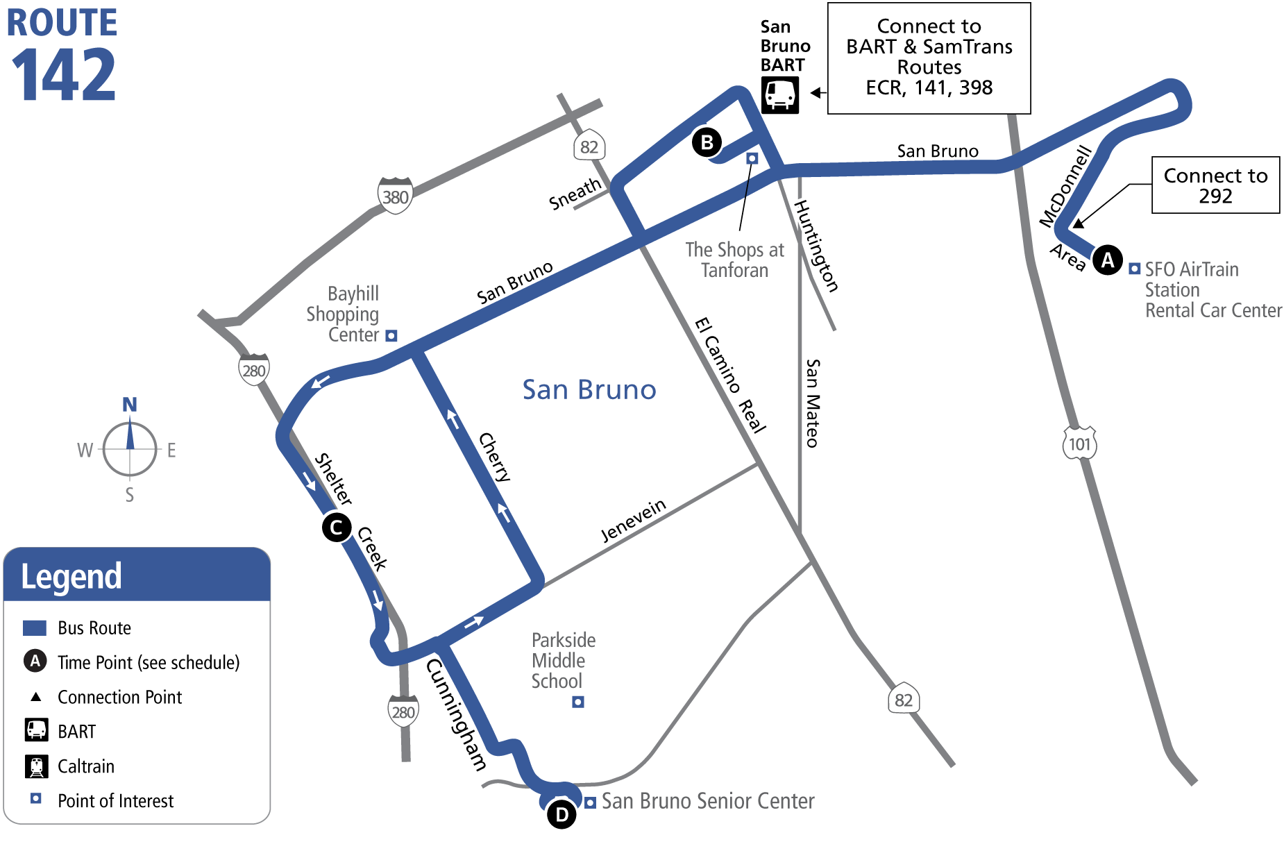 Route 142 Map