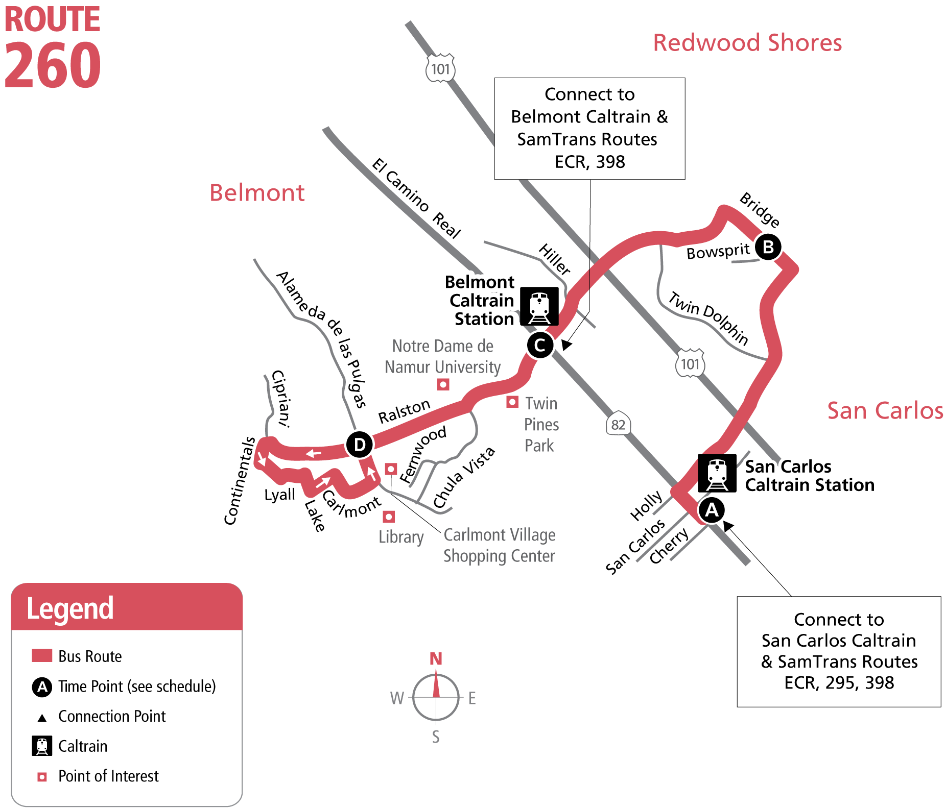 Route 260 Map