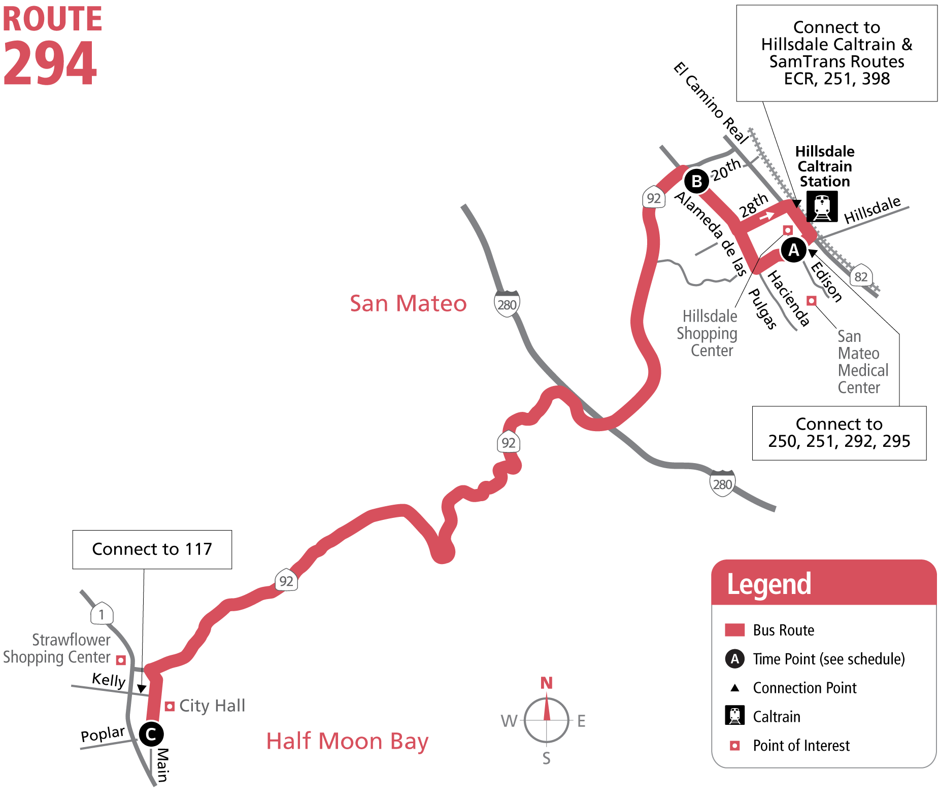 Route 294 Map