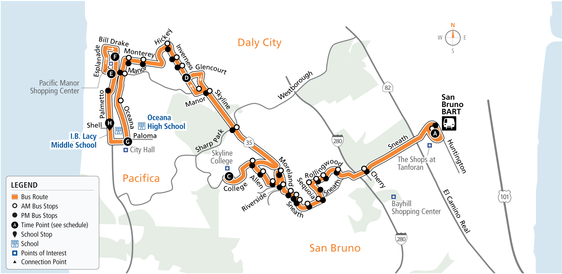 Route 40 Map - 08/07/2022