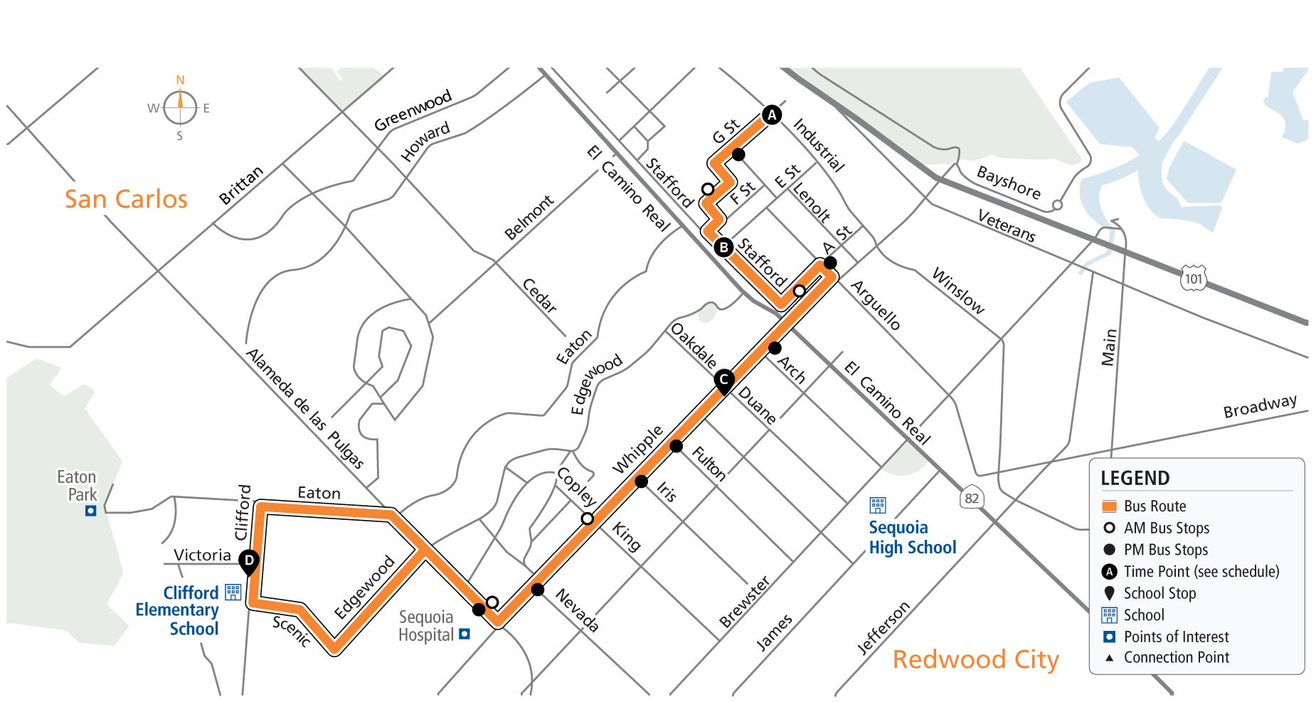 Route 73 Map