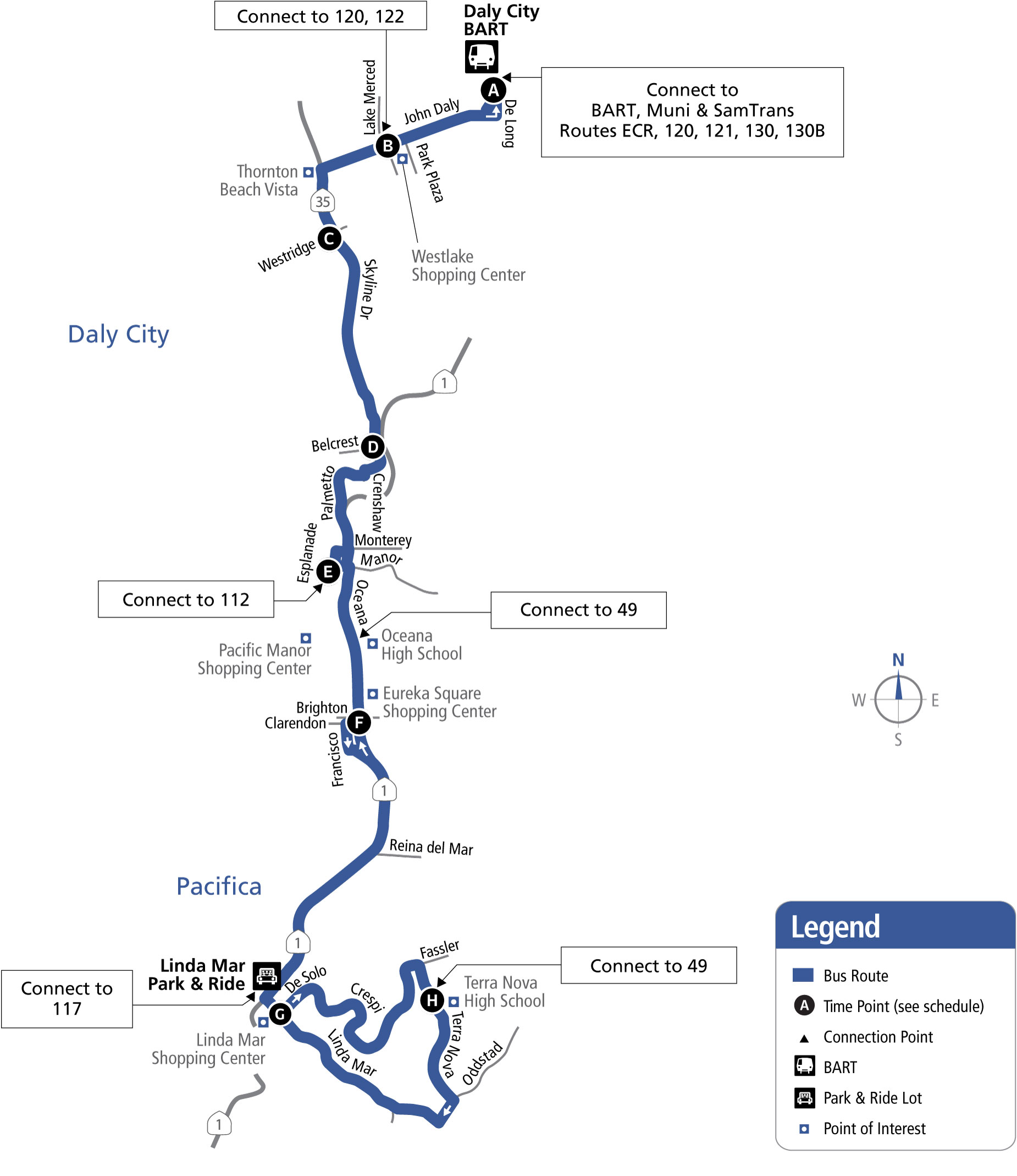 Route 110 Map