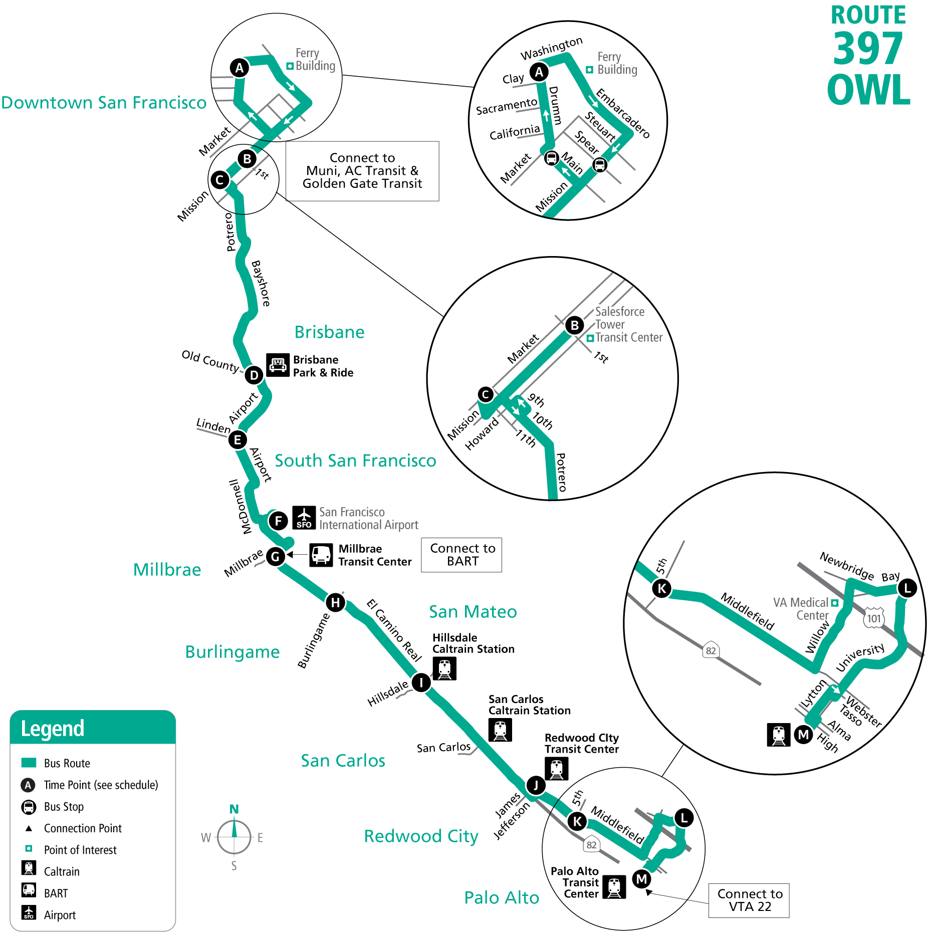 Route 397 Map - 08/07/2022