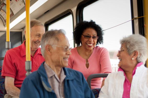 Seniors on bus