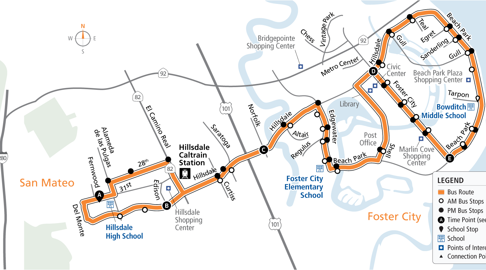 Route 51 Map