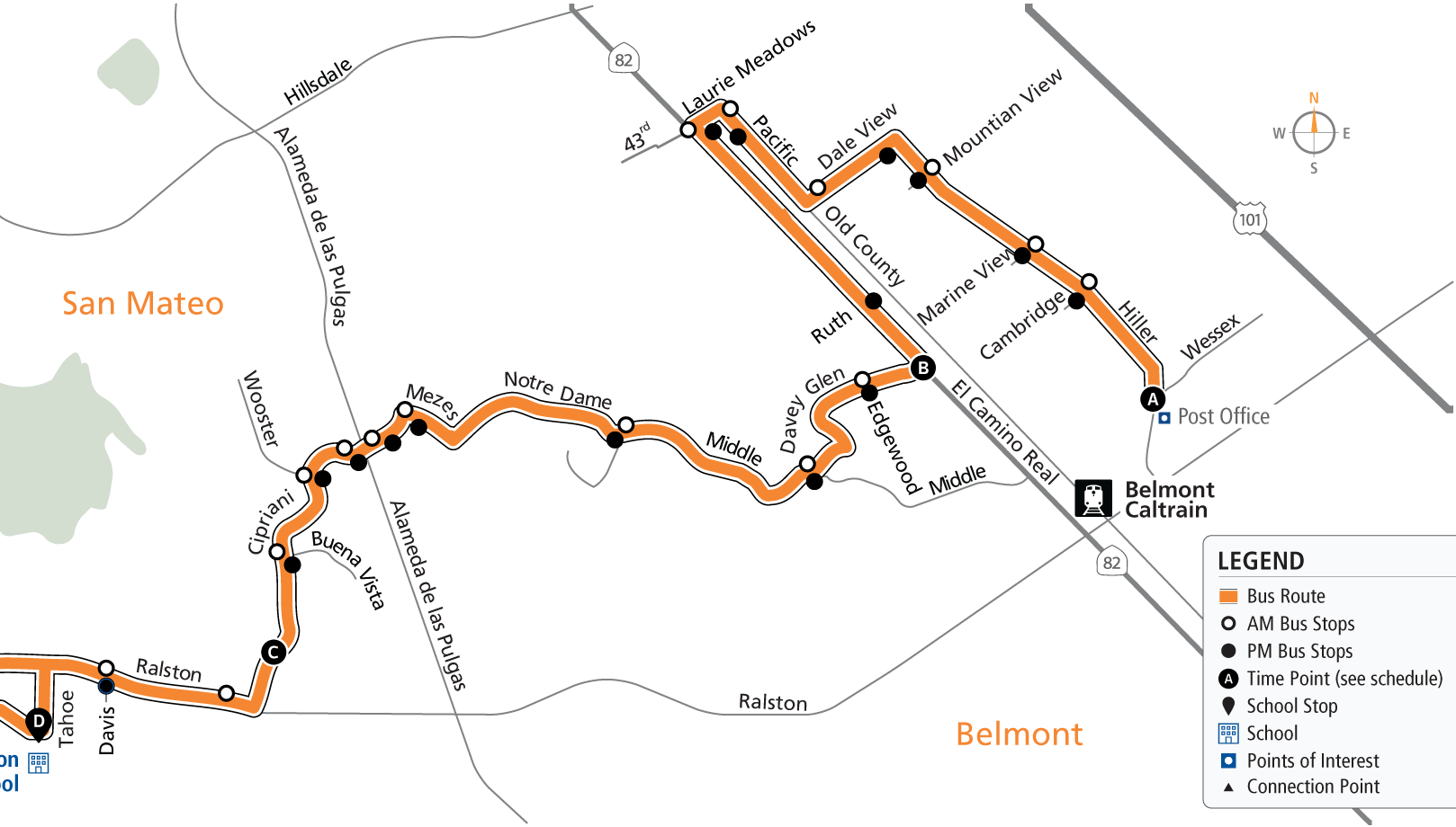Route 68 Map