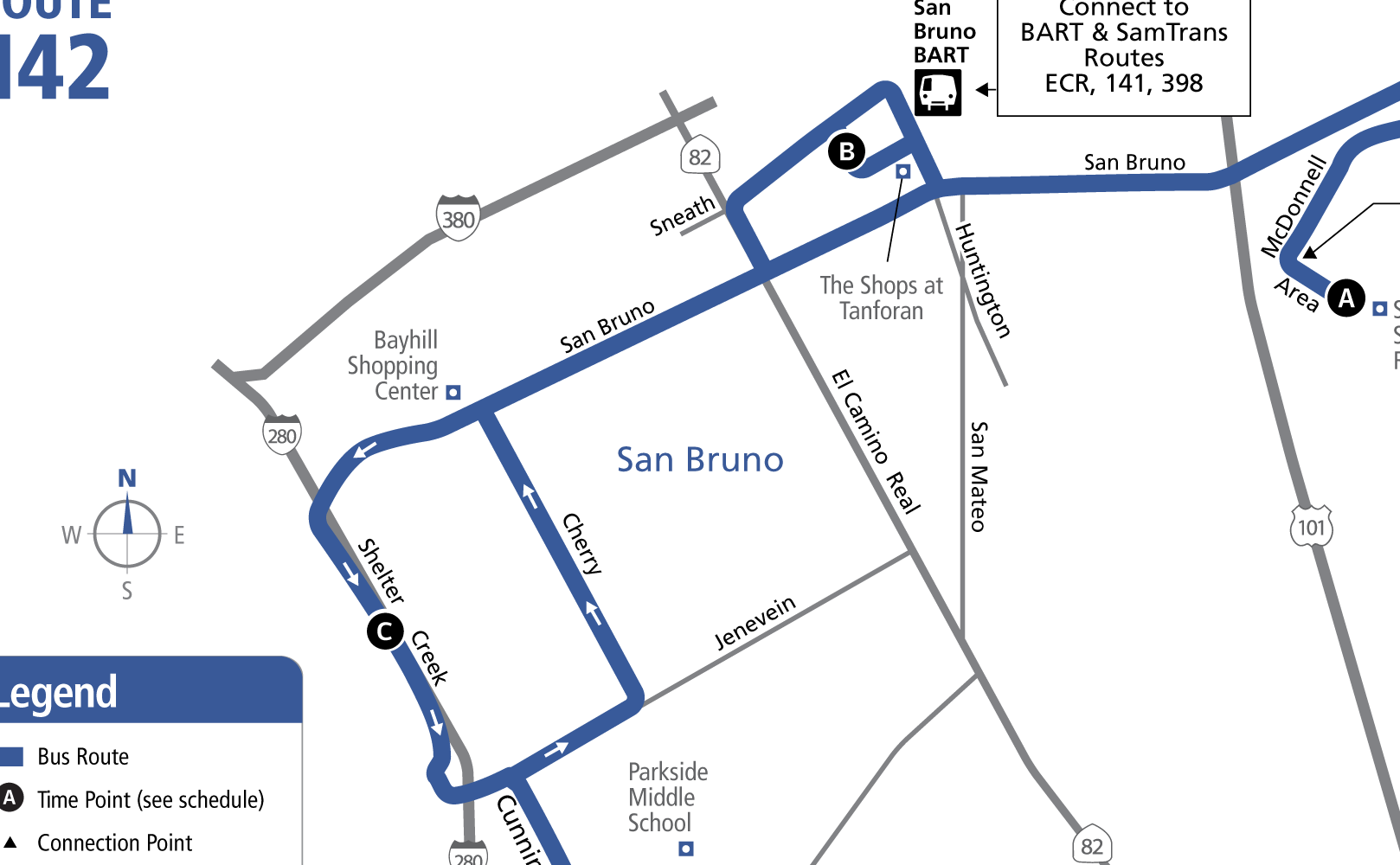 Route 142 Map