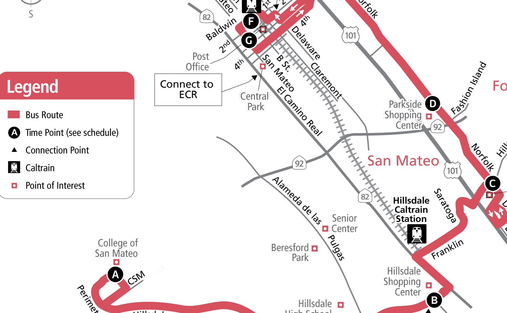 Route 250 Map