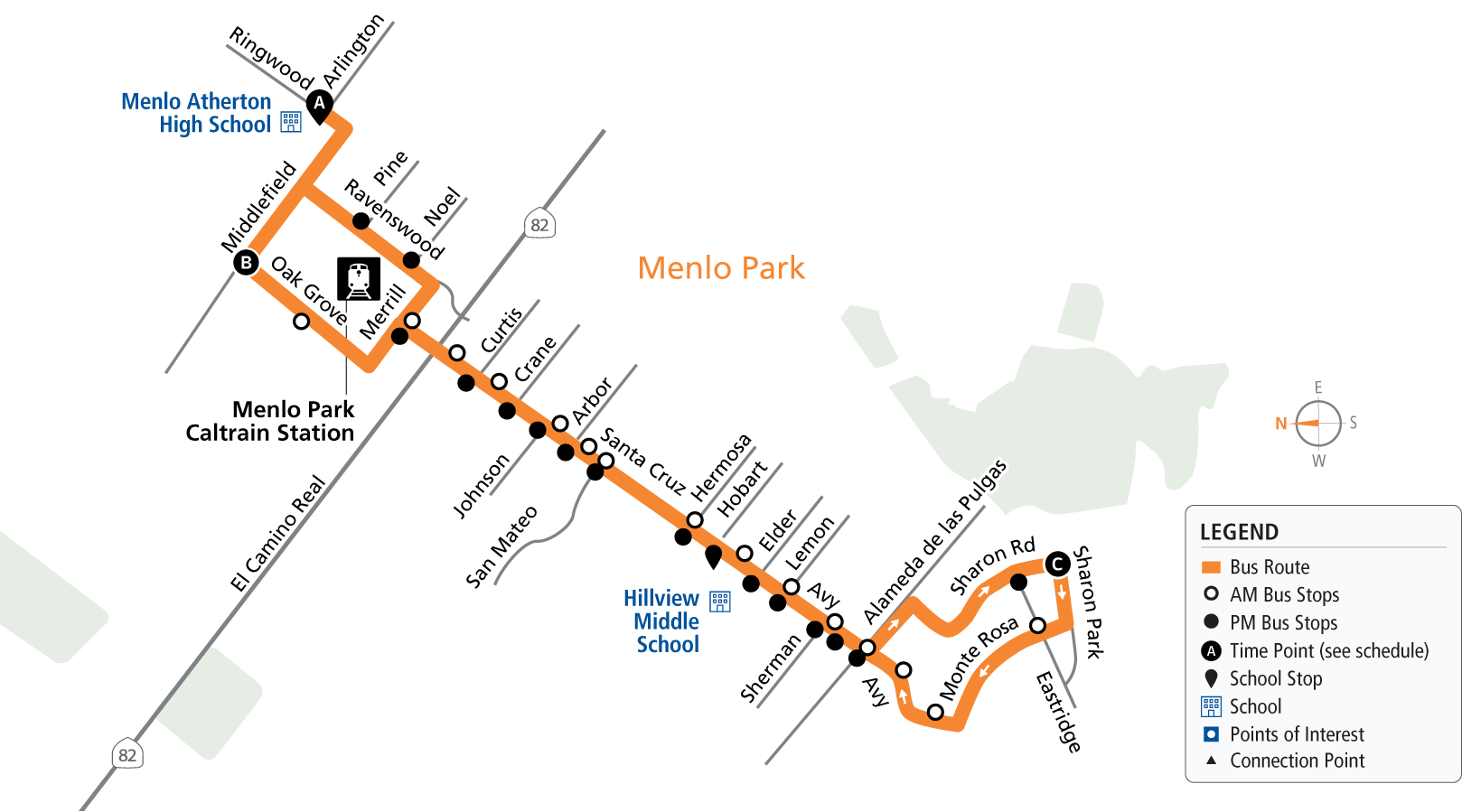 Route 86 Map - 08/06/2023 