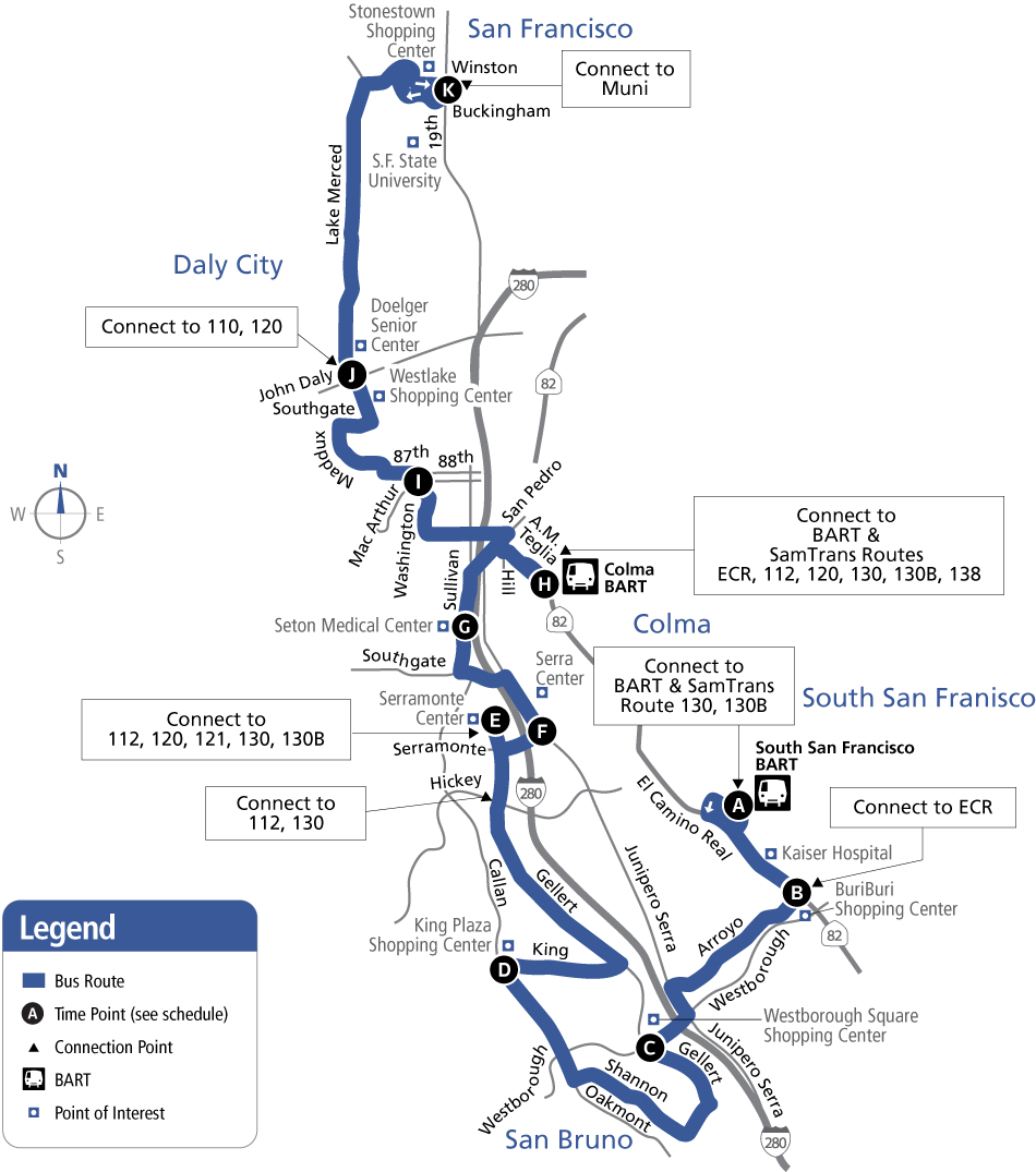 Route 122 Map 