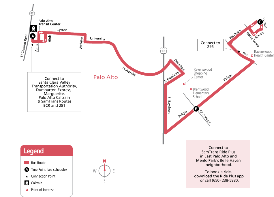 Route 280 Map