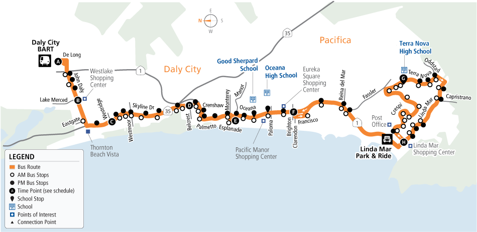 Route 10 map  - 08/06/2023