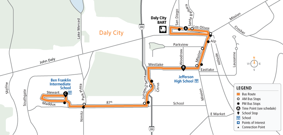 Route 25 Map - 08/06/2023