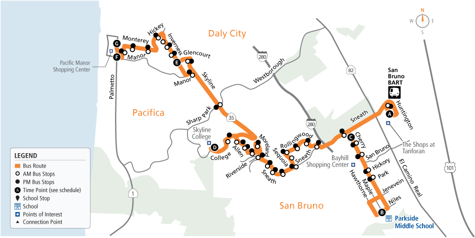 Route 42 Map - 08/06/2023