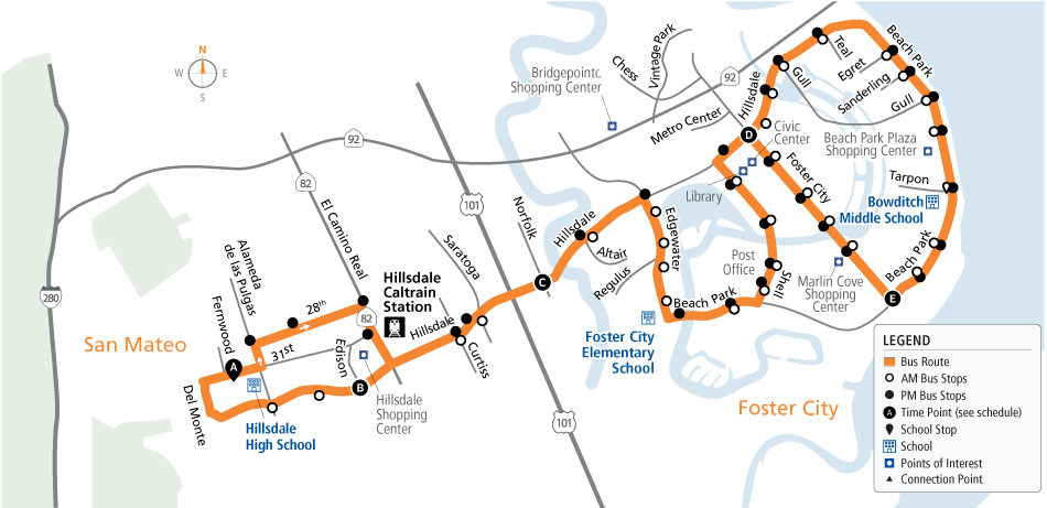 Route 51 Map - 08/06/2023