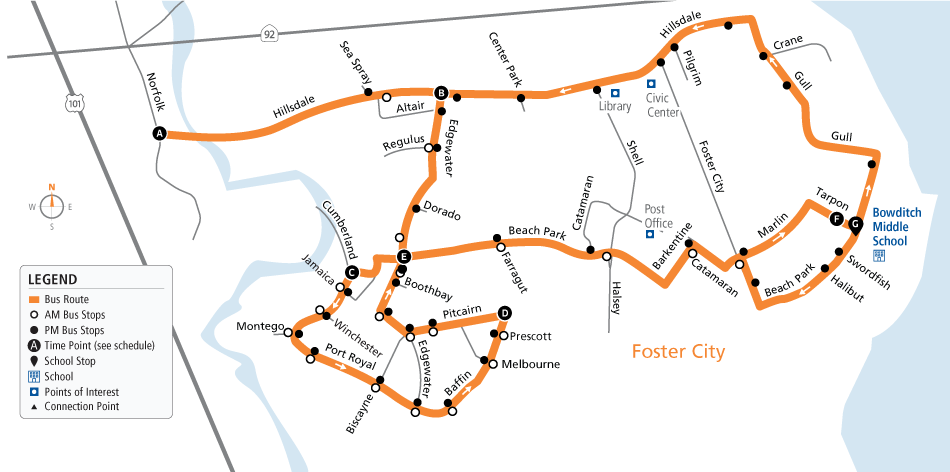 Route 54 Map - 08/6/2023