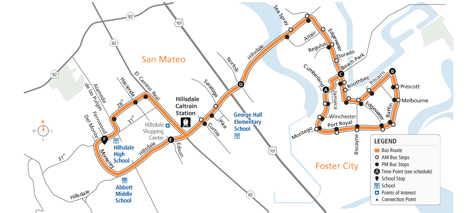 Route 57 Map - 08/06/2023