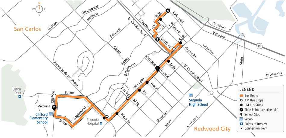 Route 73 Map - 08/06/2023