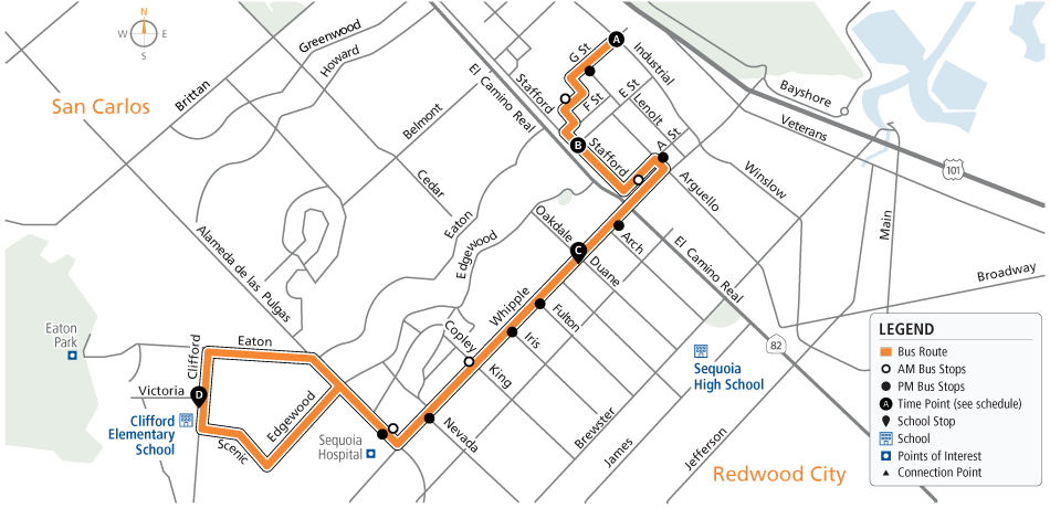 Route 73 Map - 08/06/2023 