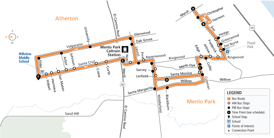 Route 82 map  - 08/06/2023