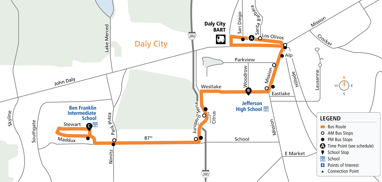 Route 25 Map - 08-03-2025