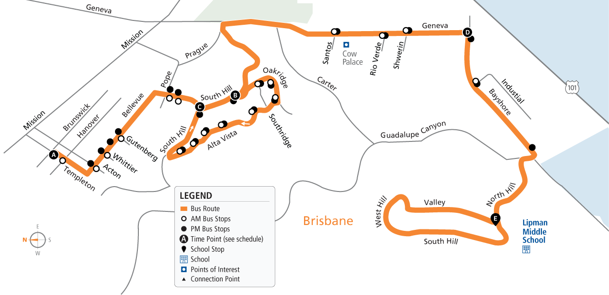 Route 29 Map - 08-03-2025