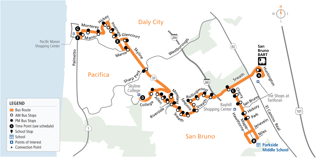 Route 42 Map - 08-03-2025