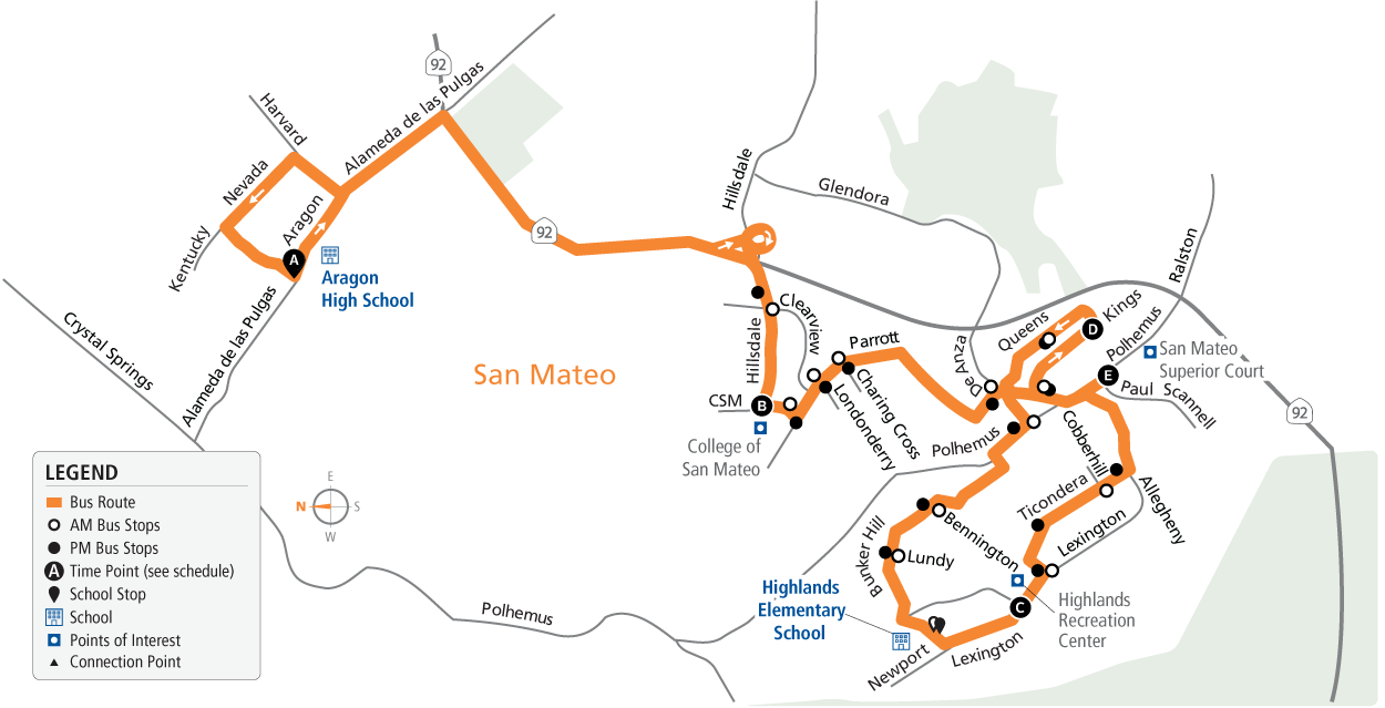 Route 56 Map - 08-03-2025