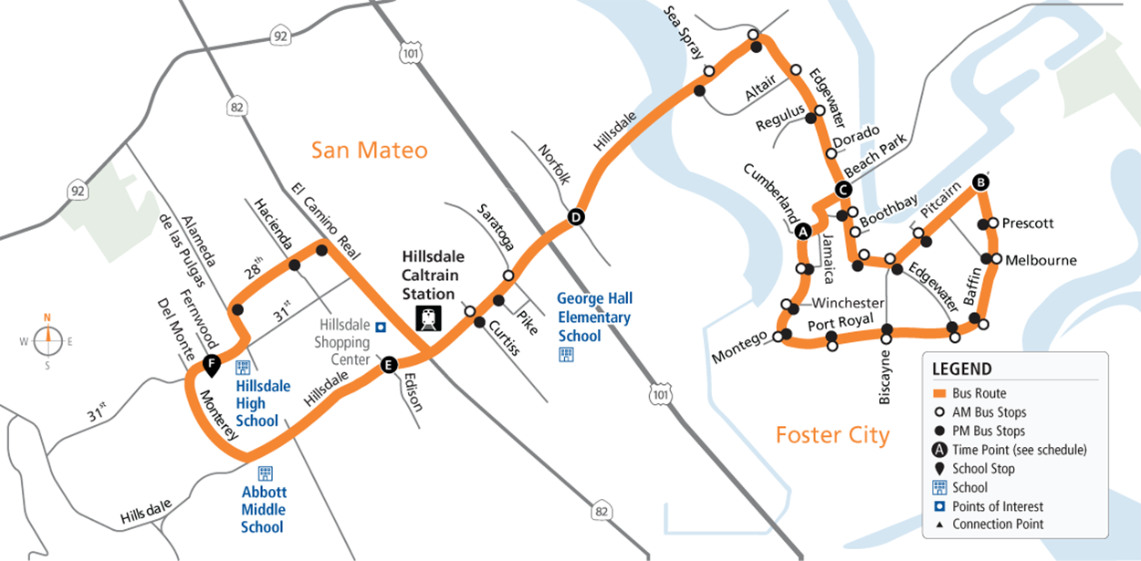 Route 57 Map - 08-03-2025