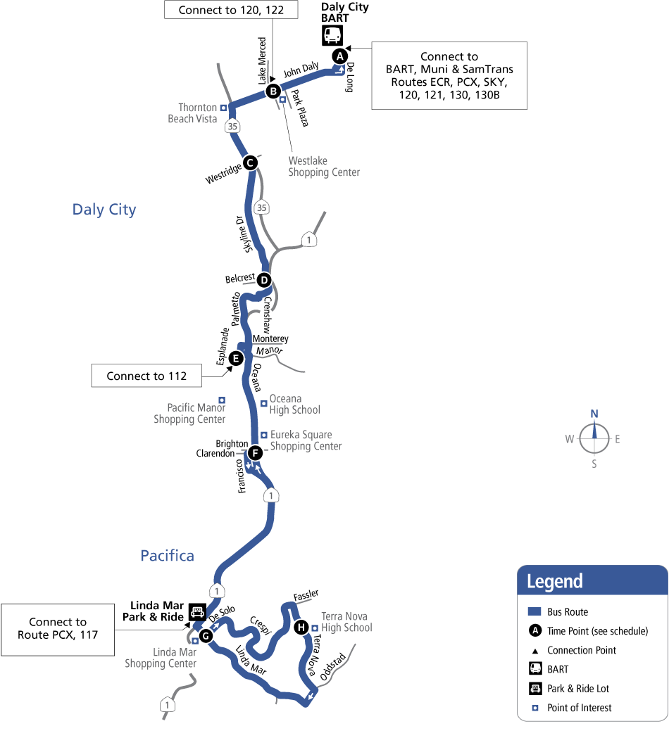 Route 110 Map - 08-03-2025
