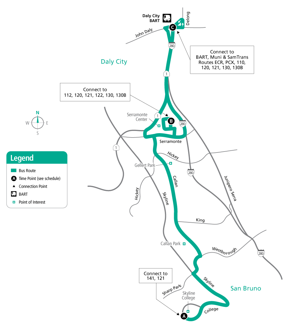 Route SKY Map 08-03-2025