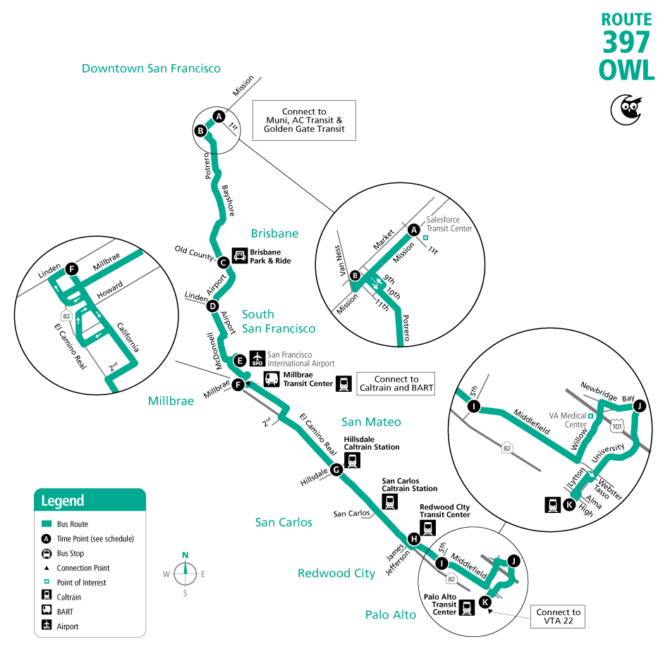 Route 397 OWL Map 06-14-2026