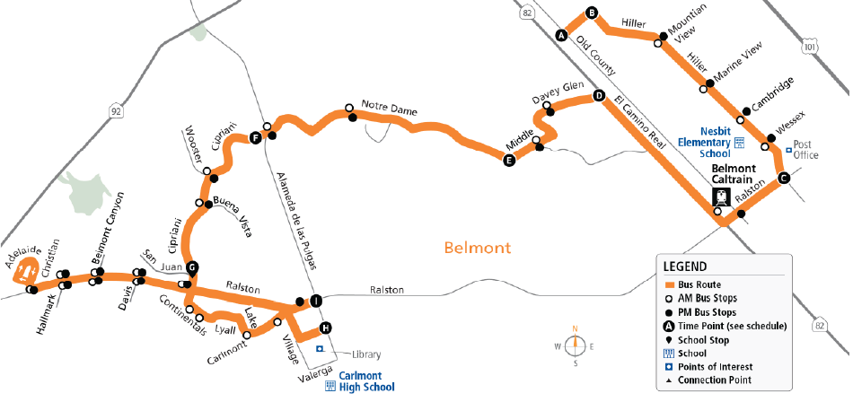 Route 60 Map  09-03-2022