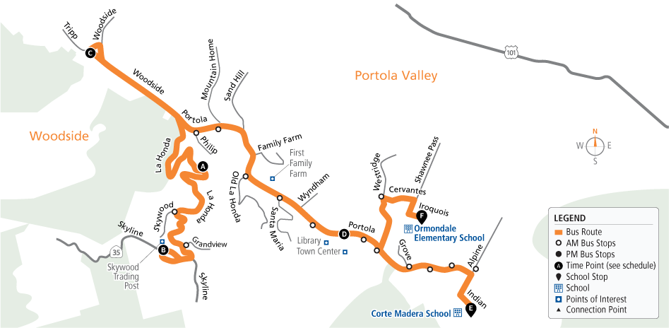 Route 85 Map - 08-04-2024 