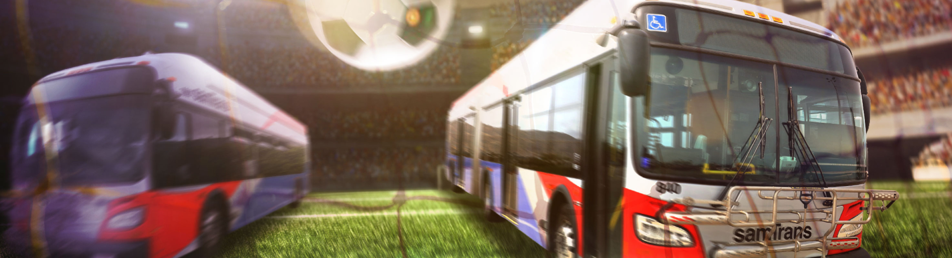 SamTrans World Cup Jumbotron