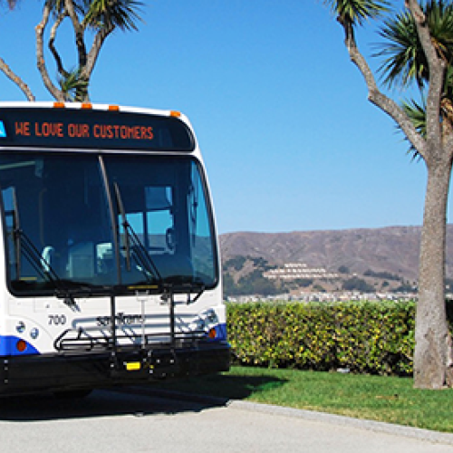 samtrans hybrid bus