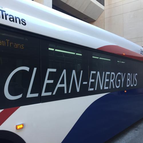 Electric Bus on Display