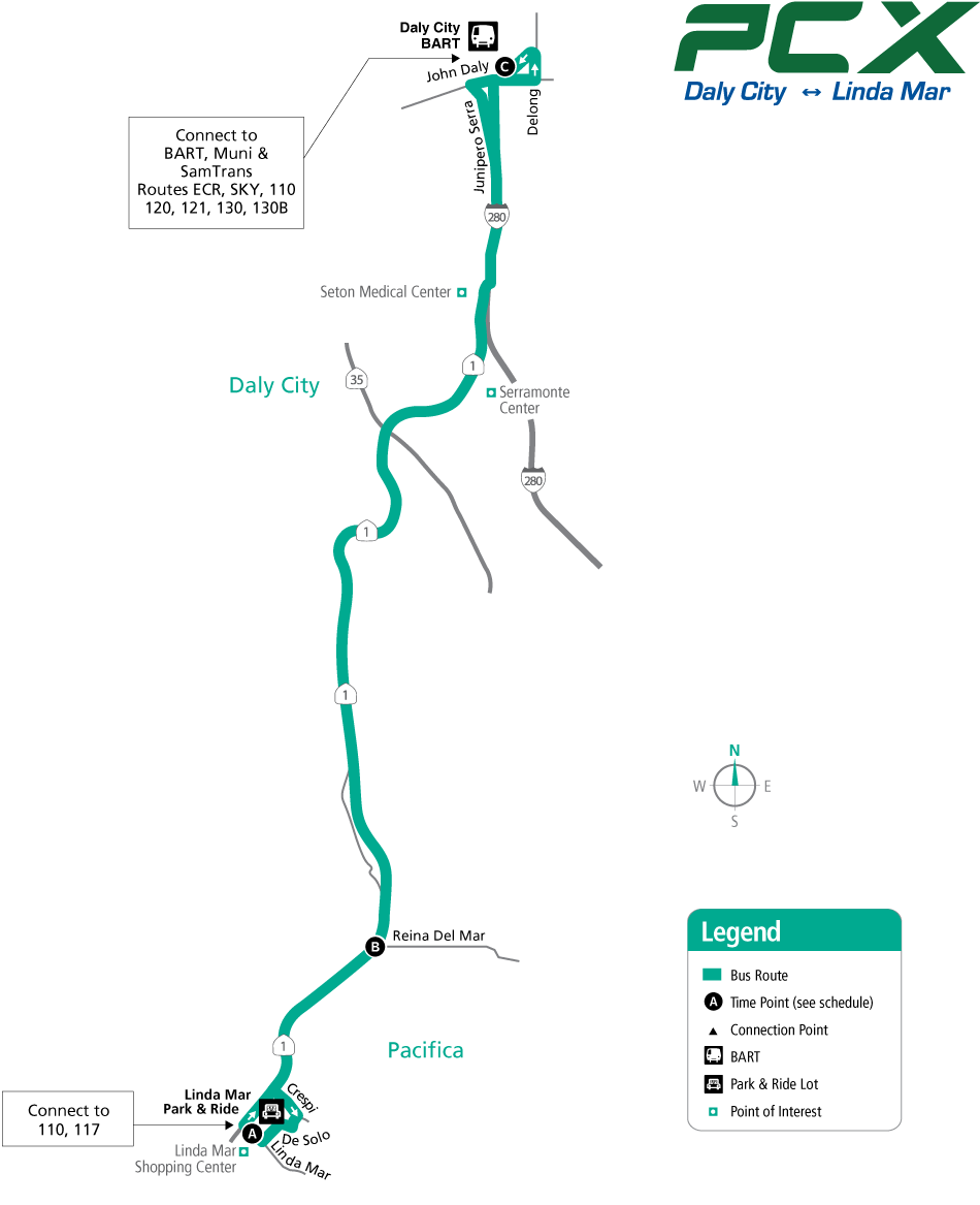 Route PCX Map