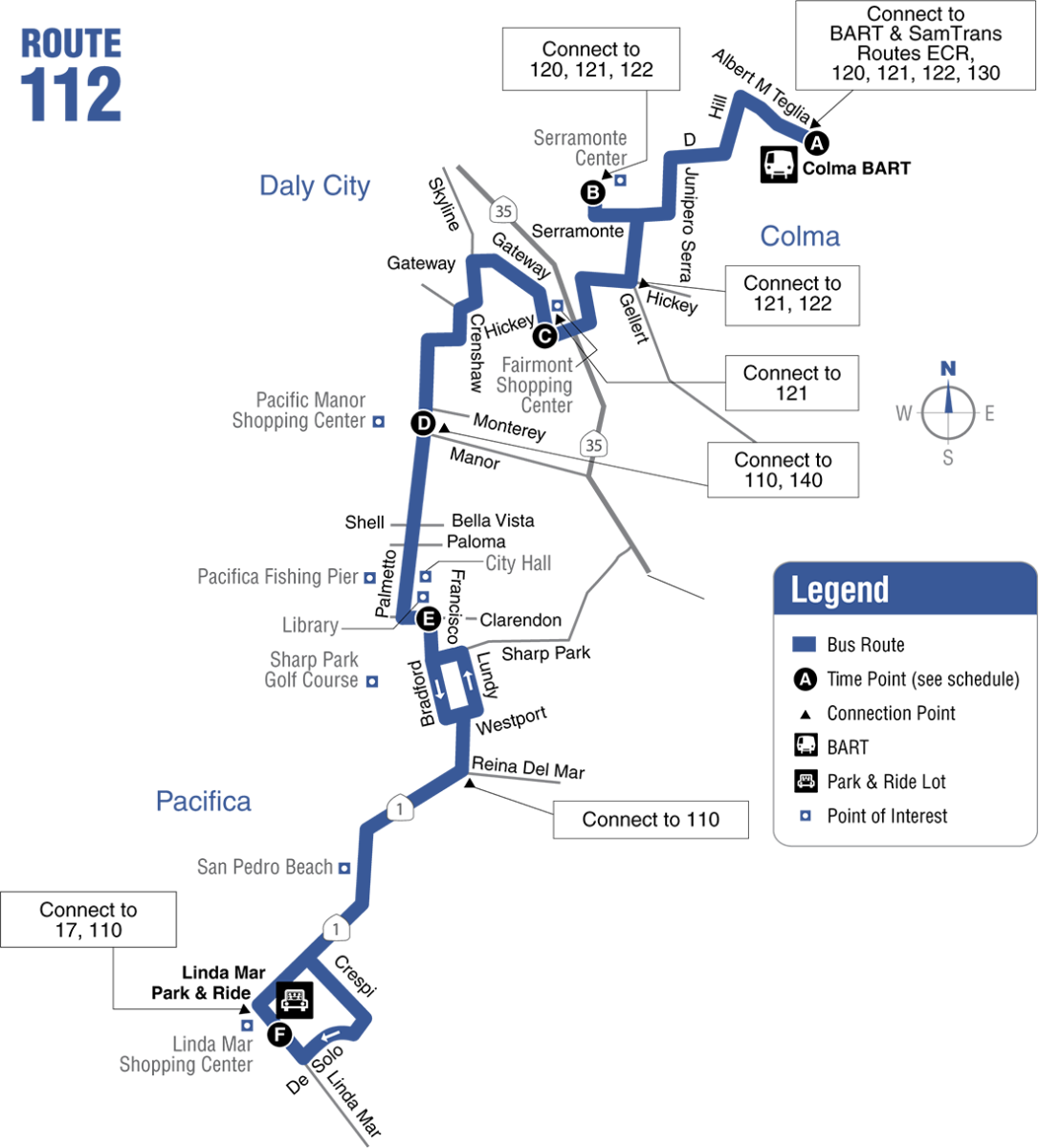 Route 112 Map