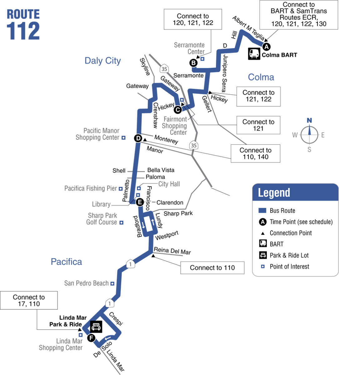 Route 112 Map Route 112 Map