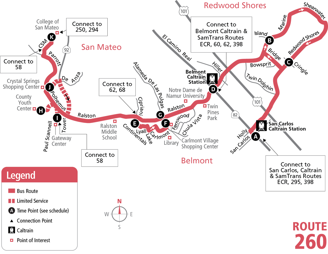 Route 260 Map